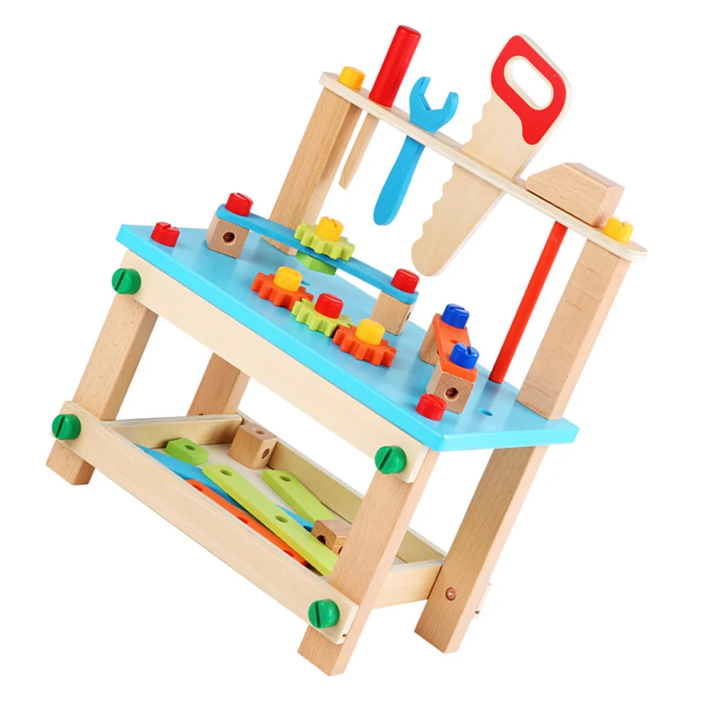 1 مجموعة الأطفال تفكيك تجميع أداة كرسي مشرق اللون الكرتون التعليم المبكر اللعب لتنمية الذكاء