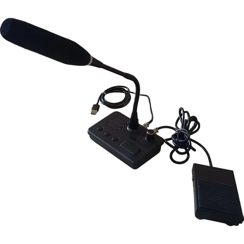 USB Desktop Microphone with Foot Switch