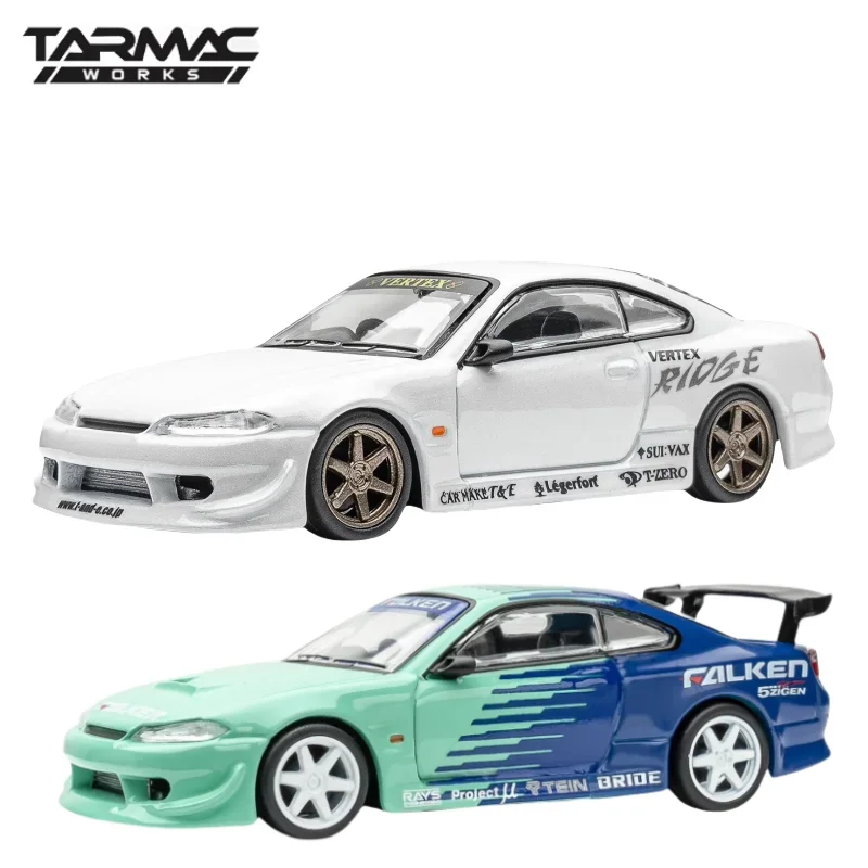 

1:64 Nissan Silvia(S15) VERTEX Kit имитационная модель из сплава, детская коллекция декоративных игрушек, праздничные подарки для детей.