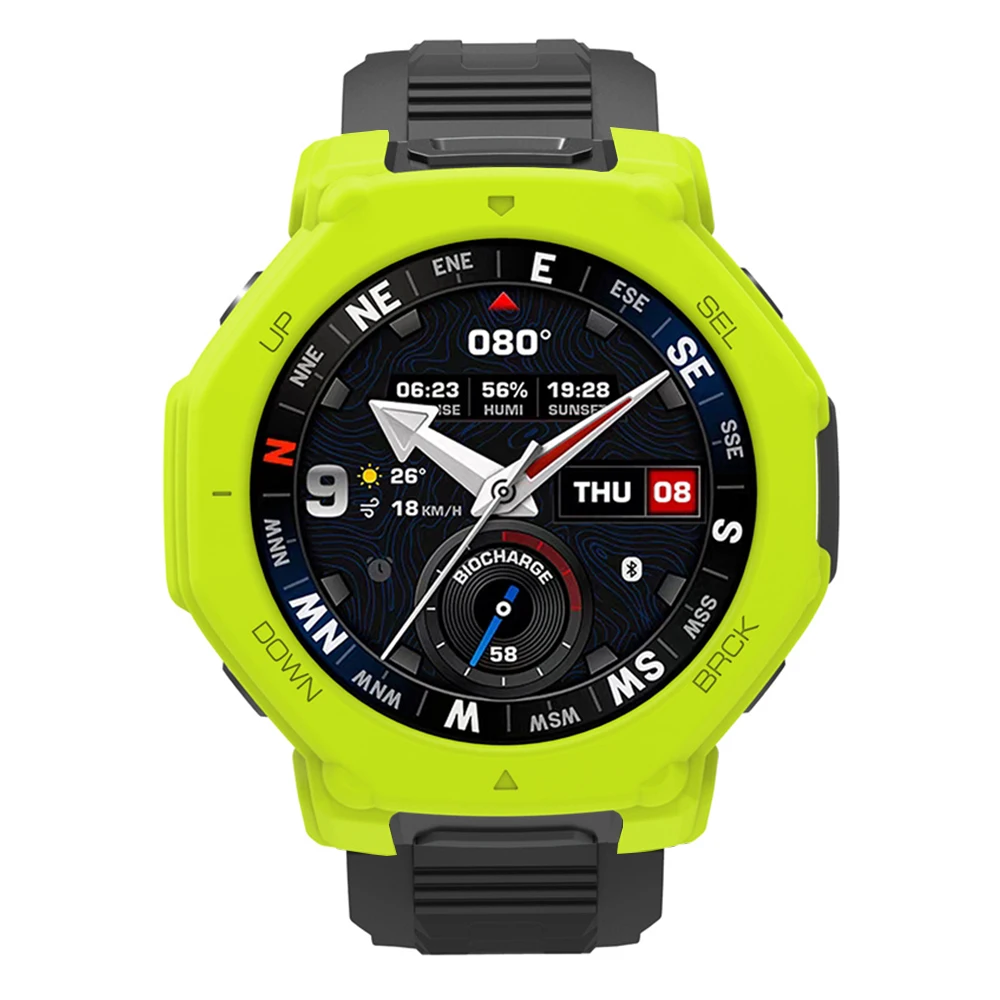 Silicone Cover for Amazfit T-Rex 3 Pro Hollow and Soft Shell Case Super Light Watch Case Decoration for Amazfit T-Rex 3 Pro