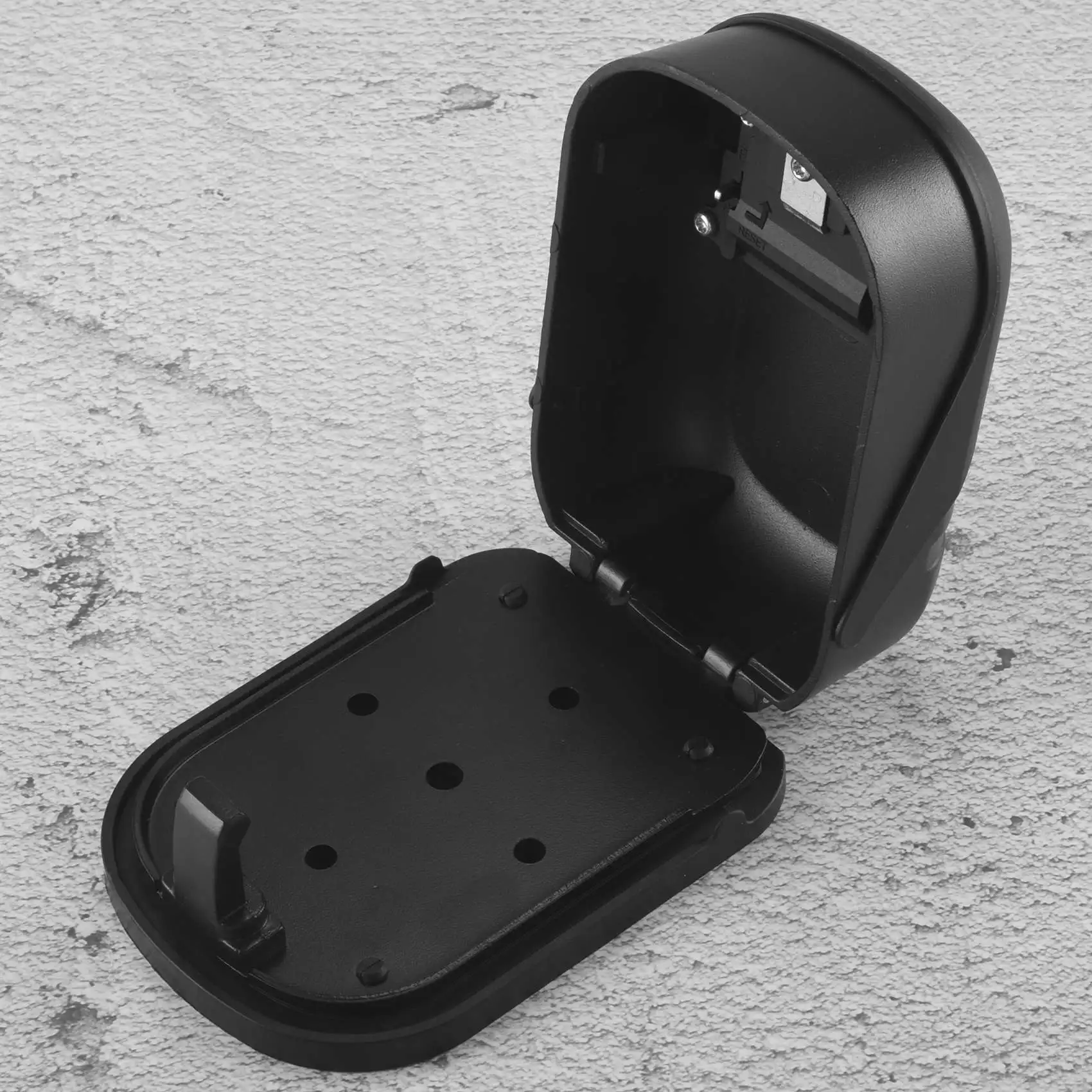 Y19A Key Lock Box Wall Mount 4 Digit Combination Weatherproof Key Storage Lock Box, Large Capacity Security Combo Lockbox