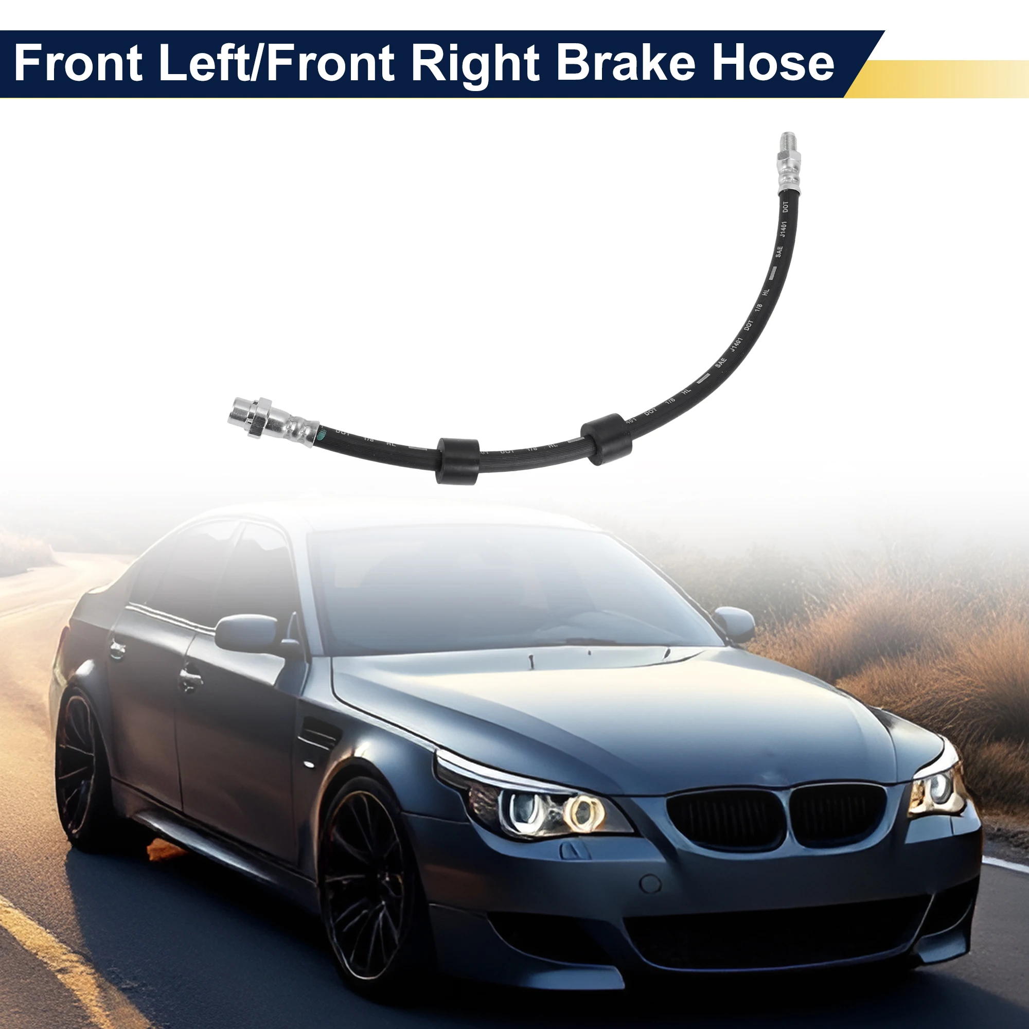 

UXCELL передний левый и правый тормозной шланг для BMW 5 (E39) 520 i 2000-2003 No 34301165249