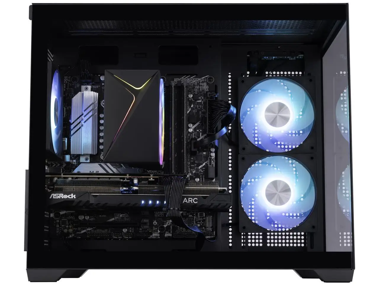 ABS Flux II Aqua Gaming PC - Windows 11 - Intel Core 5 120 - Arc A750 8GB - 16GB DDR4 3200 - 1TB M.2 SSD