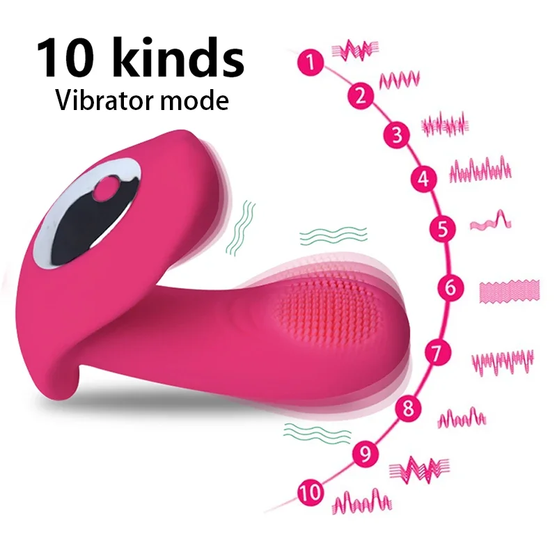 Wearable Vibrator G-spot Clits Invisible Butterfly Panties Stimulator Remote Control Dildo Female Masturbator Sex Toys for Women