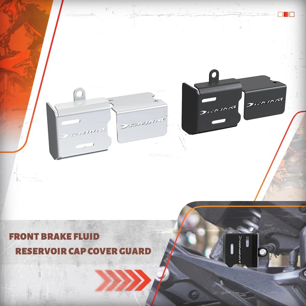 

FOR BAJAJ DOMINAR 250/400 Aluminium Motorcycle Accessories Rear Brake Fuel Tank Fluid Reservoir Cover Guard Protector All Year