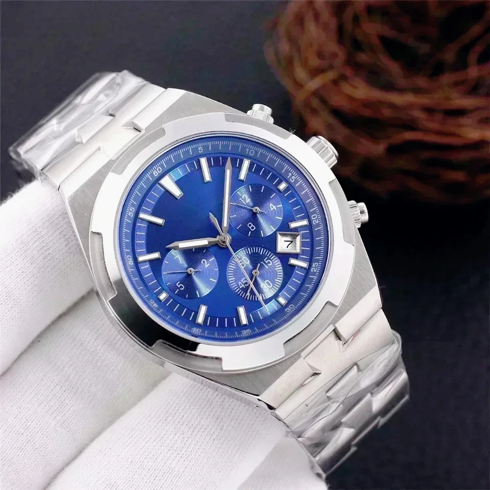 

40mm Trendy Aviation Style Male Automatic Movement Mechanical Watches Top Quality 904L Rustproof Steel Black Blue Rose Gold