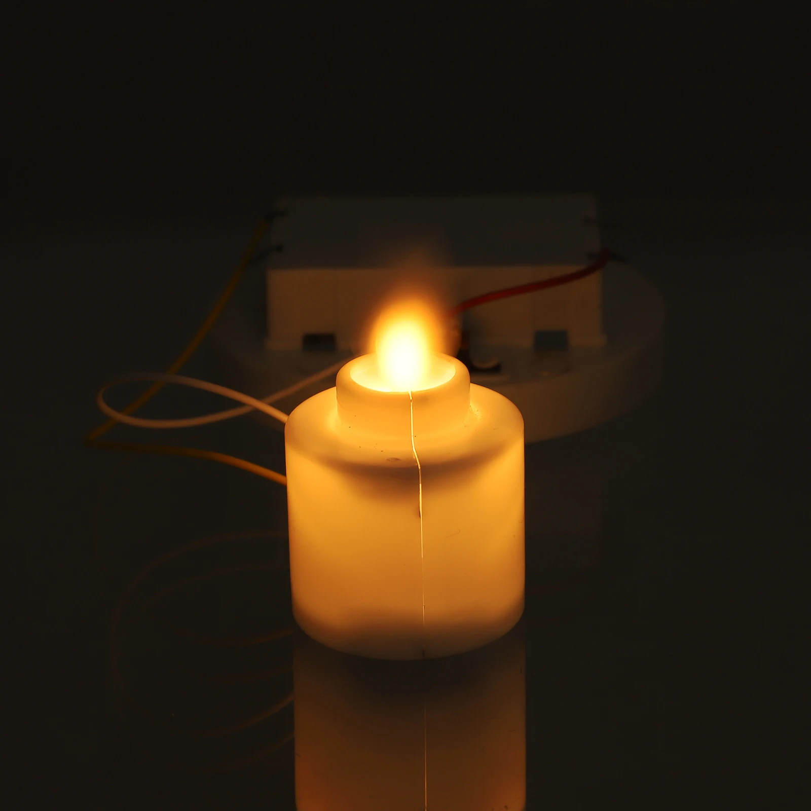 

3pcs Led Lamp Wicks Electric Light Accessories Diy Decorative Swing Design Durable Plastic Material Wedding Party