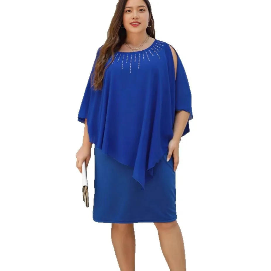 Elegante Unregelmäßige Strass Bodycon Kleid Frauen Solide Mantel Halbe Hülse Abend Hochzeit Prom Geburtstag Party Prom Kleider Weibliche