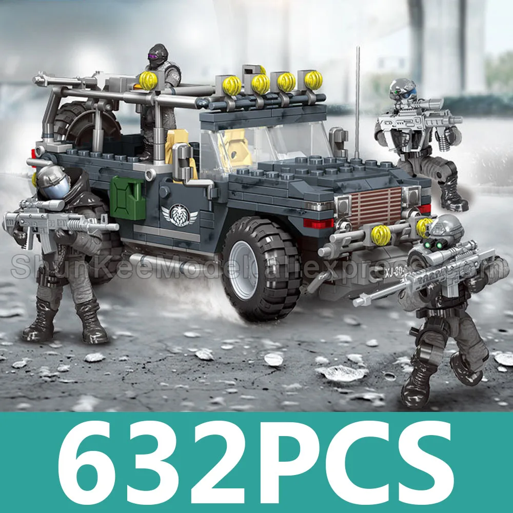 Military Main Battle Tank WWII WW2 USA  Army Soldier City Police SWAT Weapon Accessories Compatible Mini Figures Building Blocks