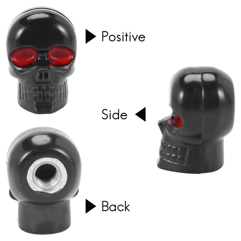 

1 Pair Motorcycle Skull Number Plate Frame Screws Fitting Screw Black-AT35