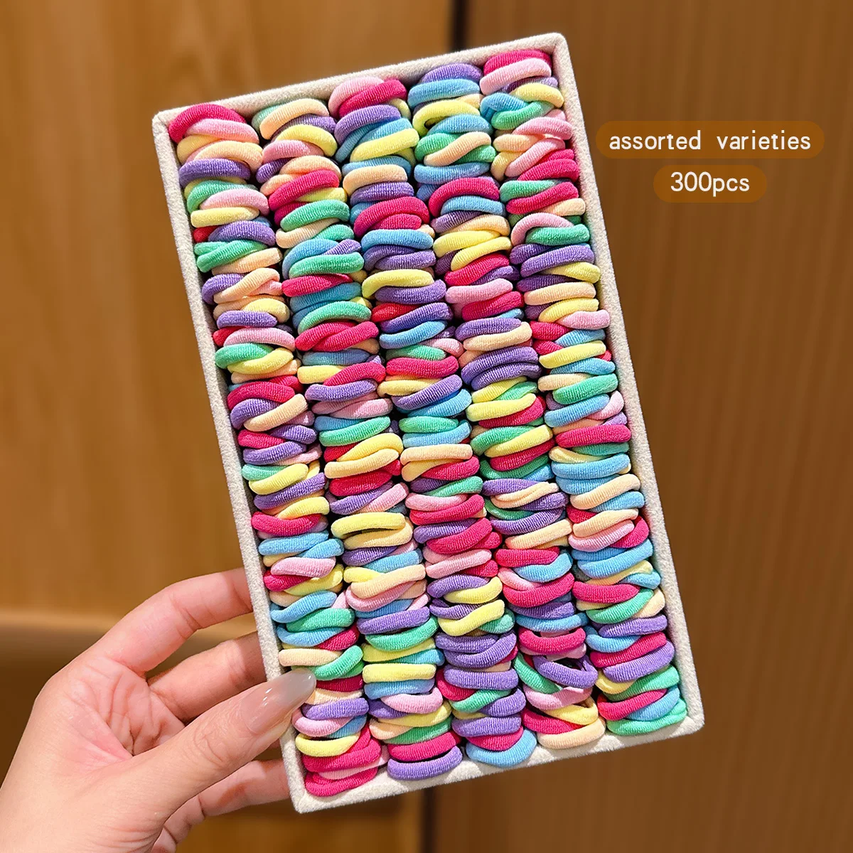 300 Random Color Elastic Bands - đánh giá và giá Women'S Affordable Accessories