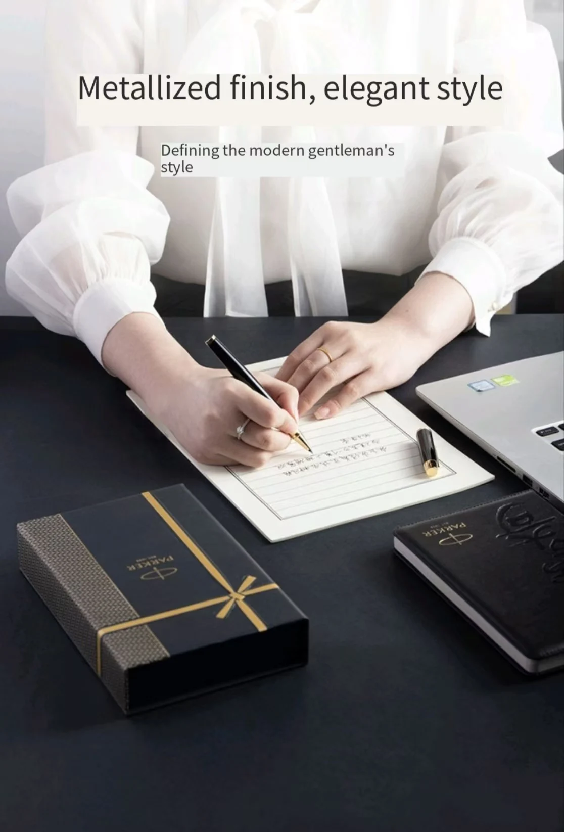 Luxury Parker IM Rollerball Pen Plated Metal Business Signature Pen High End Gift Pen For Gentleman Office