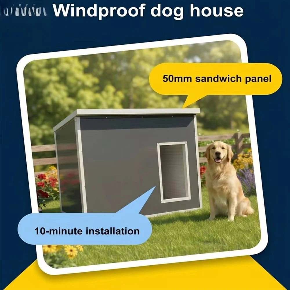 Wholesale Distributor Outdoor Rainproof Dog House Winter Windproof Original Manufacturer Dog Villa Insulated Outdoor Dog Kennel