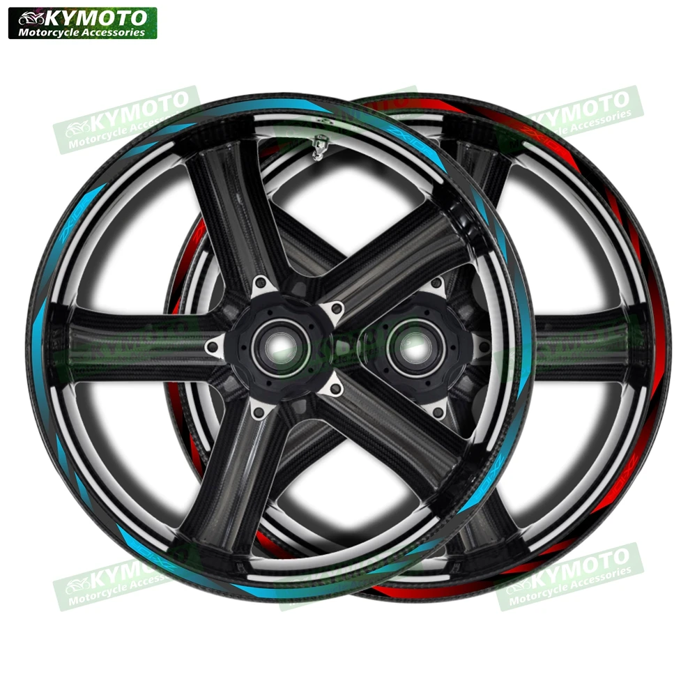 

for Kawasaki ZX-10R ZX10R motorcycle 17 inch front and rear wheel decals hub modified waterproof reflective wheel rim stickers …