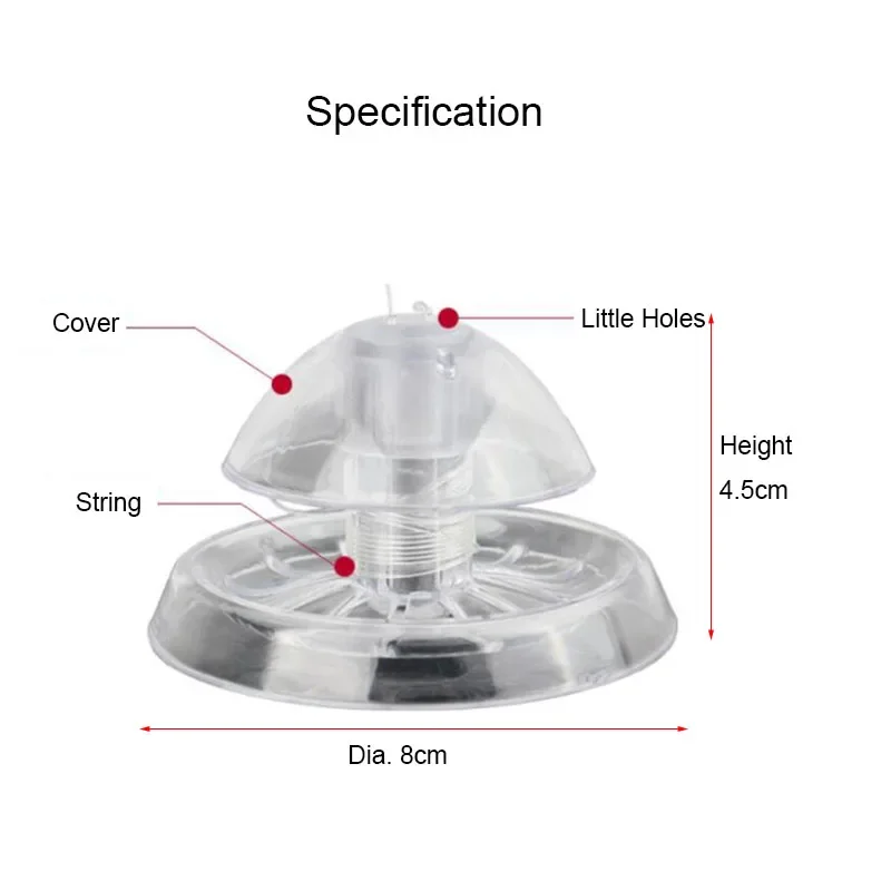 Aquarium Fish Plant Tank Plastic Clear Snail Trap Catcher Plants Pest Catch Box Leech Environment Clean Tool