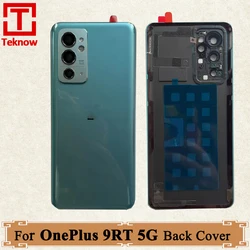 Original Back Cover For OnePlus 9RT 5G Battery Cover Gorilla Glass 5 Panel Rear Door Housing Case 1+9RT Replacement Parts