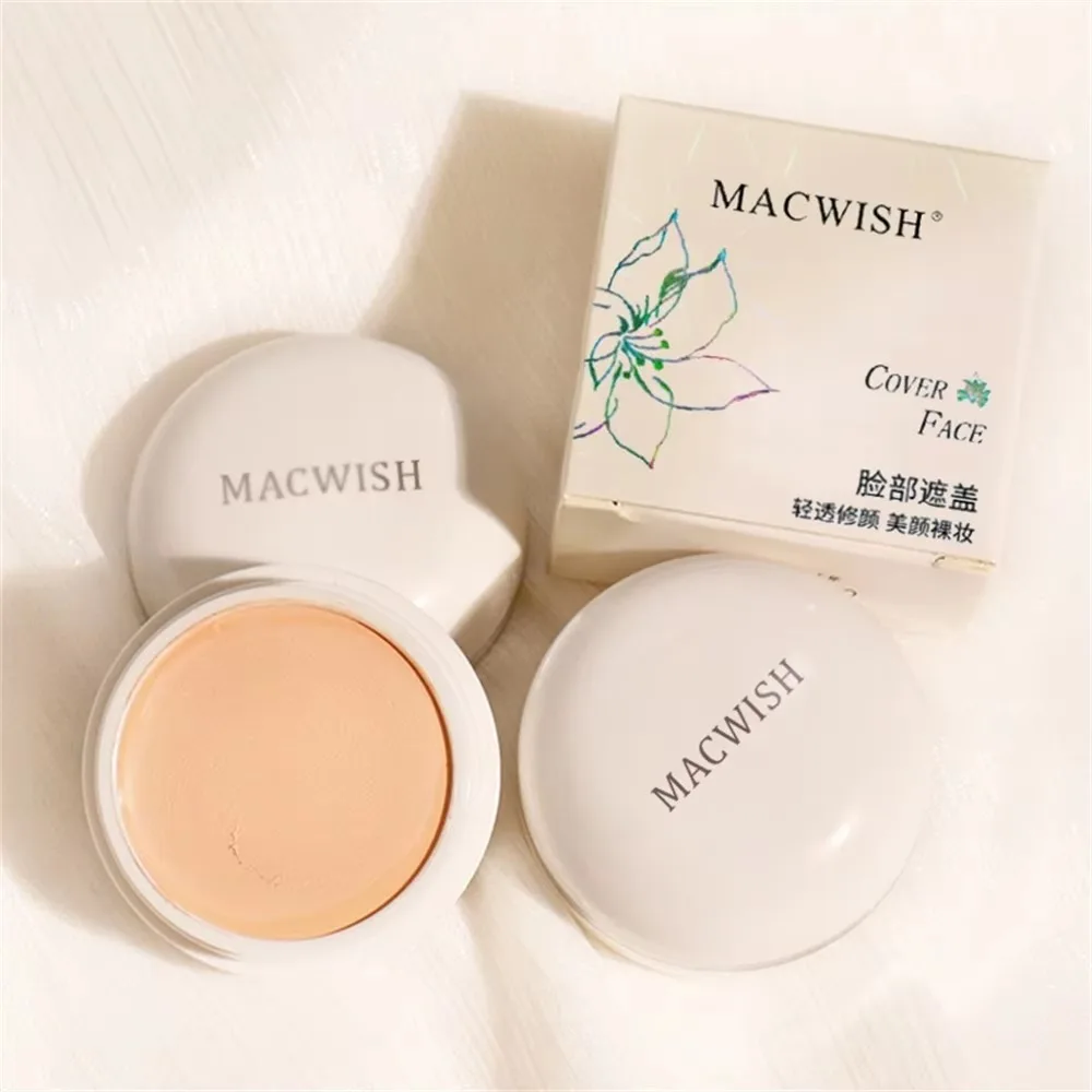 Correcteur imperméable à couverture complète, correcteur naturel longue durée pour le visage, contrôle de l'huile, couvrant le cernes, finition de l'acné, fond de teint