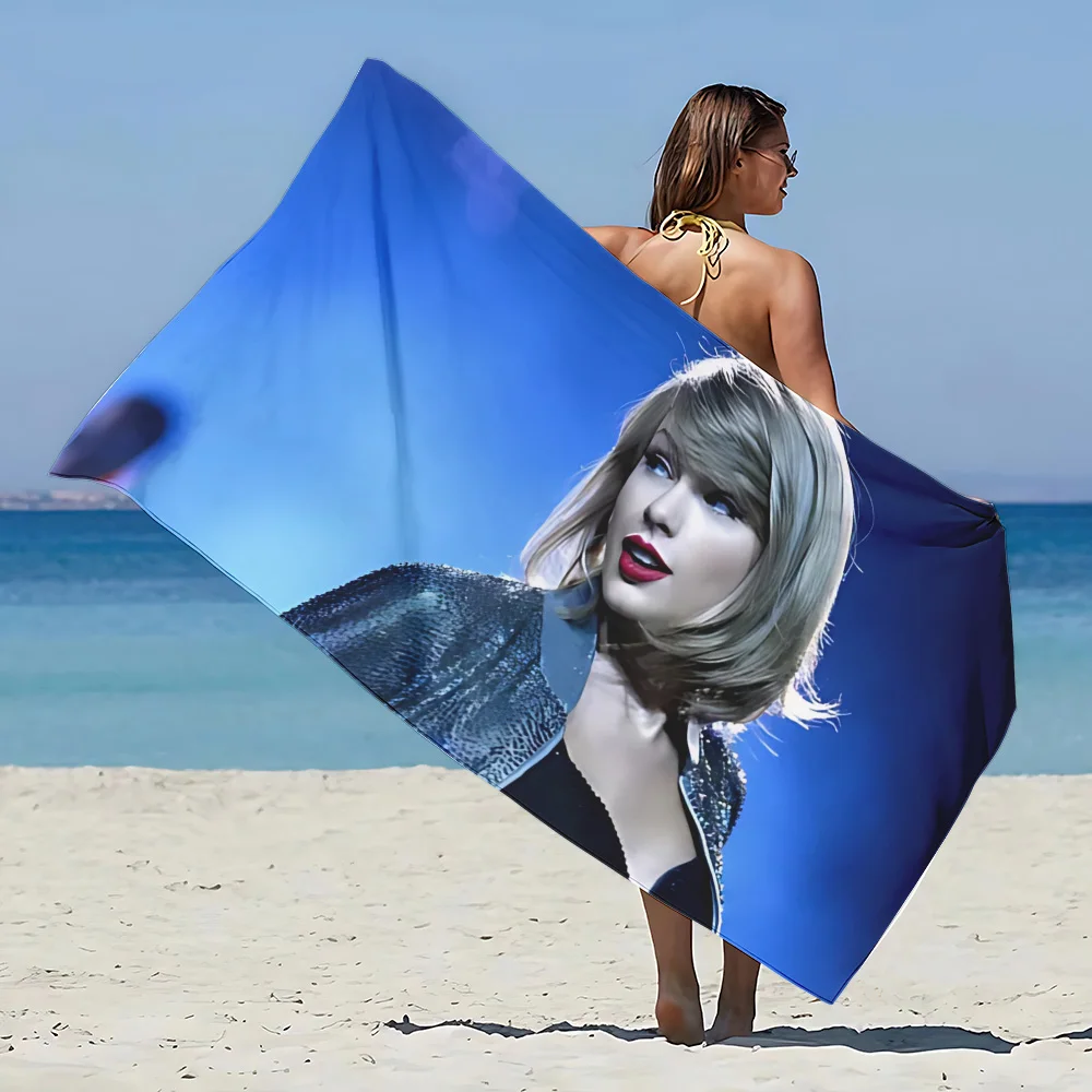 Taylor ผ้าขนหนูชายหาดที่รวดเร็วผ้าไมโครไฟเบอร์แห้งเร็วผ้าเช็ดตัวสระว่ายน้ำเนื้อนุ่มกันทรายของขวัญสำหรับผู้หญิงยิมท่องเที่ยวอาบน้ำการตั้งแคมป์