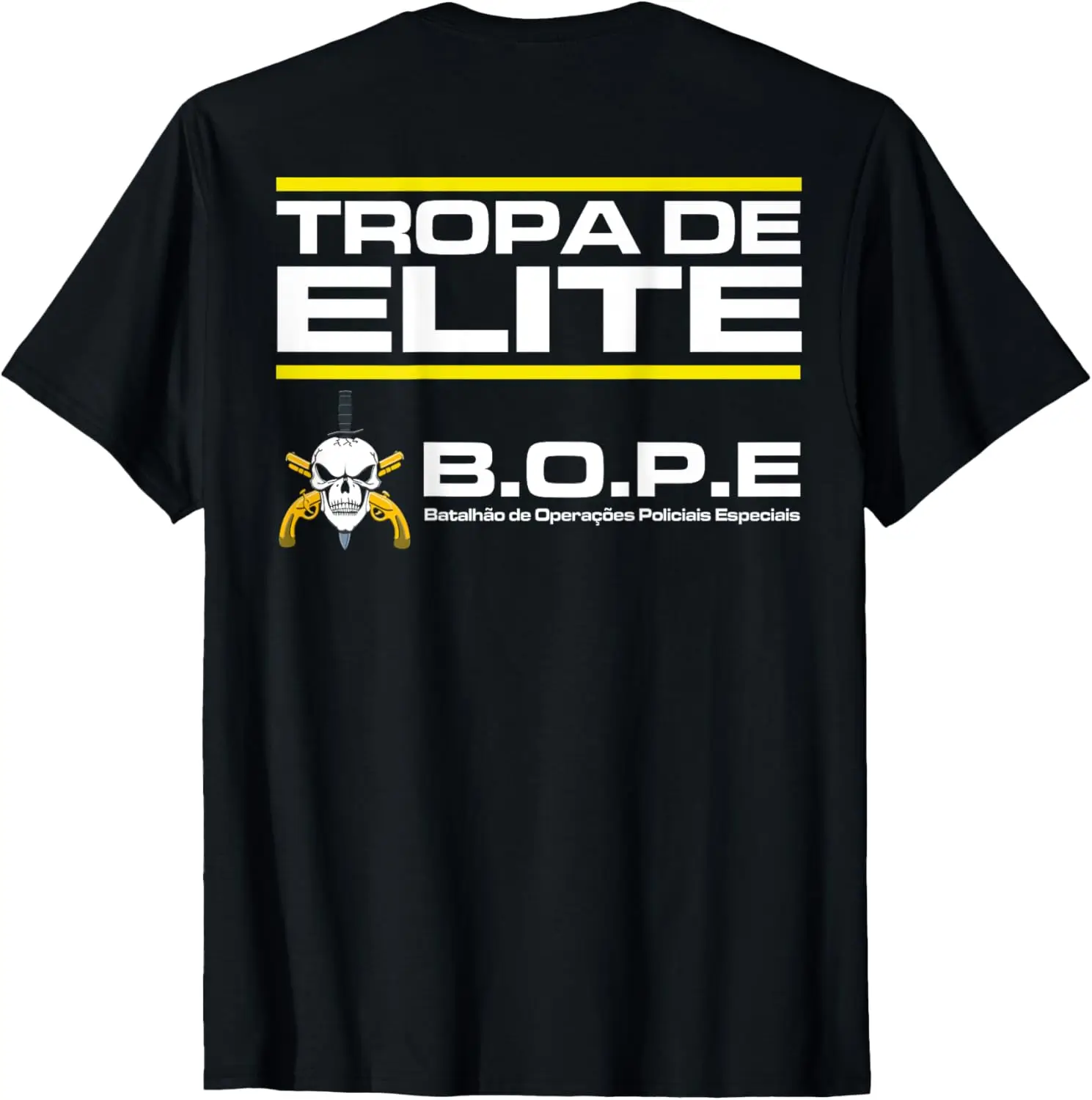 BOPE Brazil Special Forces Army Military T-Shirt Short Sleeve Casual 100% Cotton Shirt