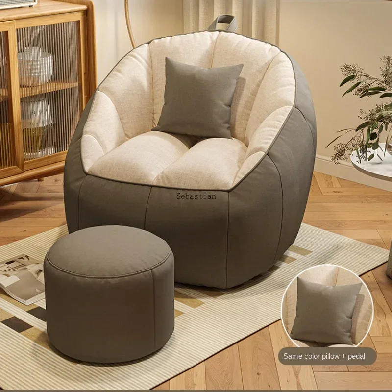 Lazy Sofa Autumn and Winter Can Sleep Can Lie in The Bedroom Small Sofa Single Recliner Chair Tatami Bean Bag Sofa Lazy Chair