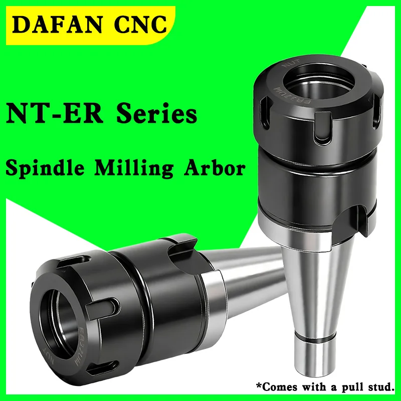 高精度-7-24-タレットフライスツールホルダー-nt40-er16-20-25-32、精密コレット付き-cnc-フライスチャック