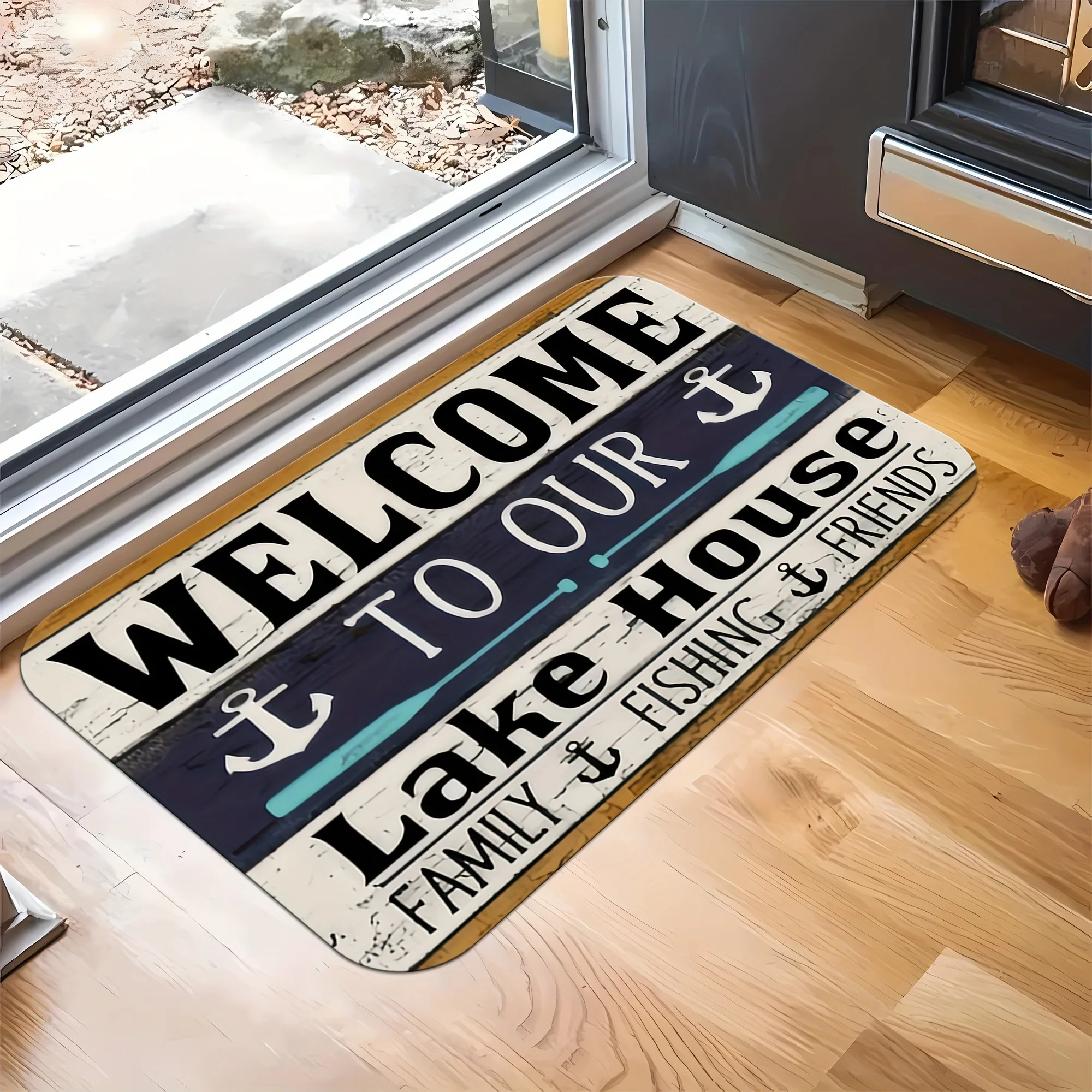 

1PC WELCOME Charactor Door Mats Kitchen Rugs Non-Slip Pop arts design Bedroom Rugs Bath Mat Carpet for Home Sink Laundry Decor
