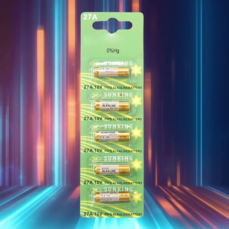 27A 12V Alkaline Battery for Remote Control Toys Wireless Doorbells and Anti-Theft Devices Versatile Power Cell