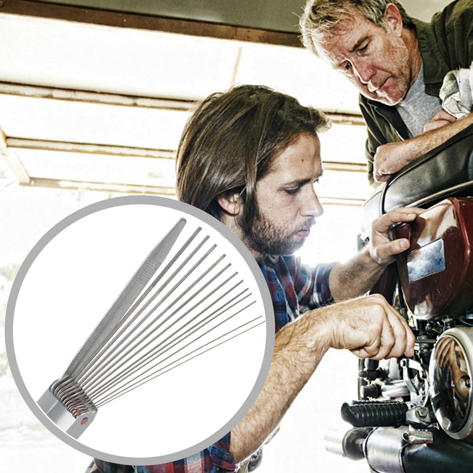 

4Sets Torch Tip Cleaner Stainless Steel Welding Nozzle Cleaning Kit for Carburetor Gas Orifices Air Tools and Torch Welding