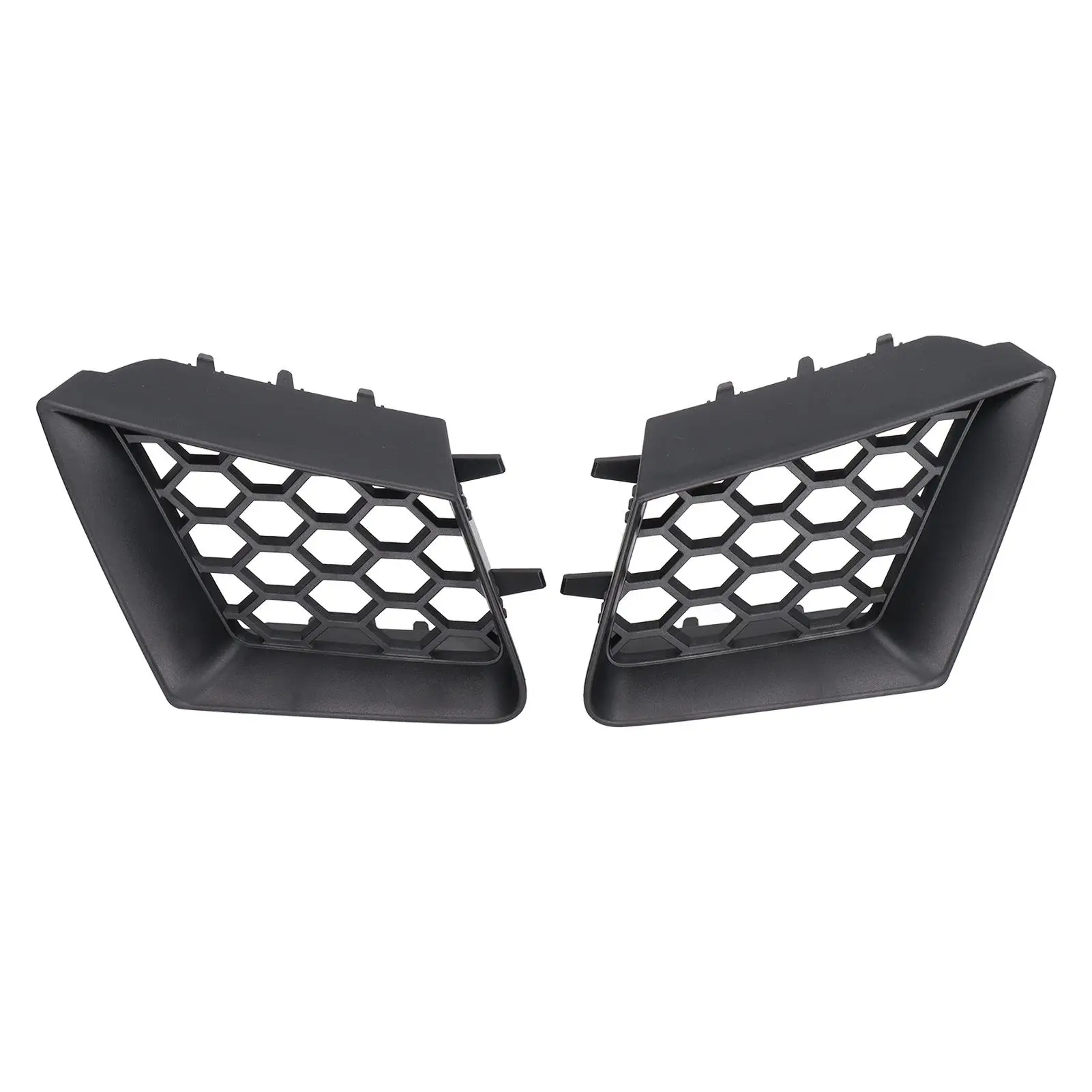 

2pcs Matte Black Front Bumper Upper Grille Left Right for SEAT Ibiza Cordoba 6L 2002-2009