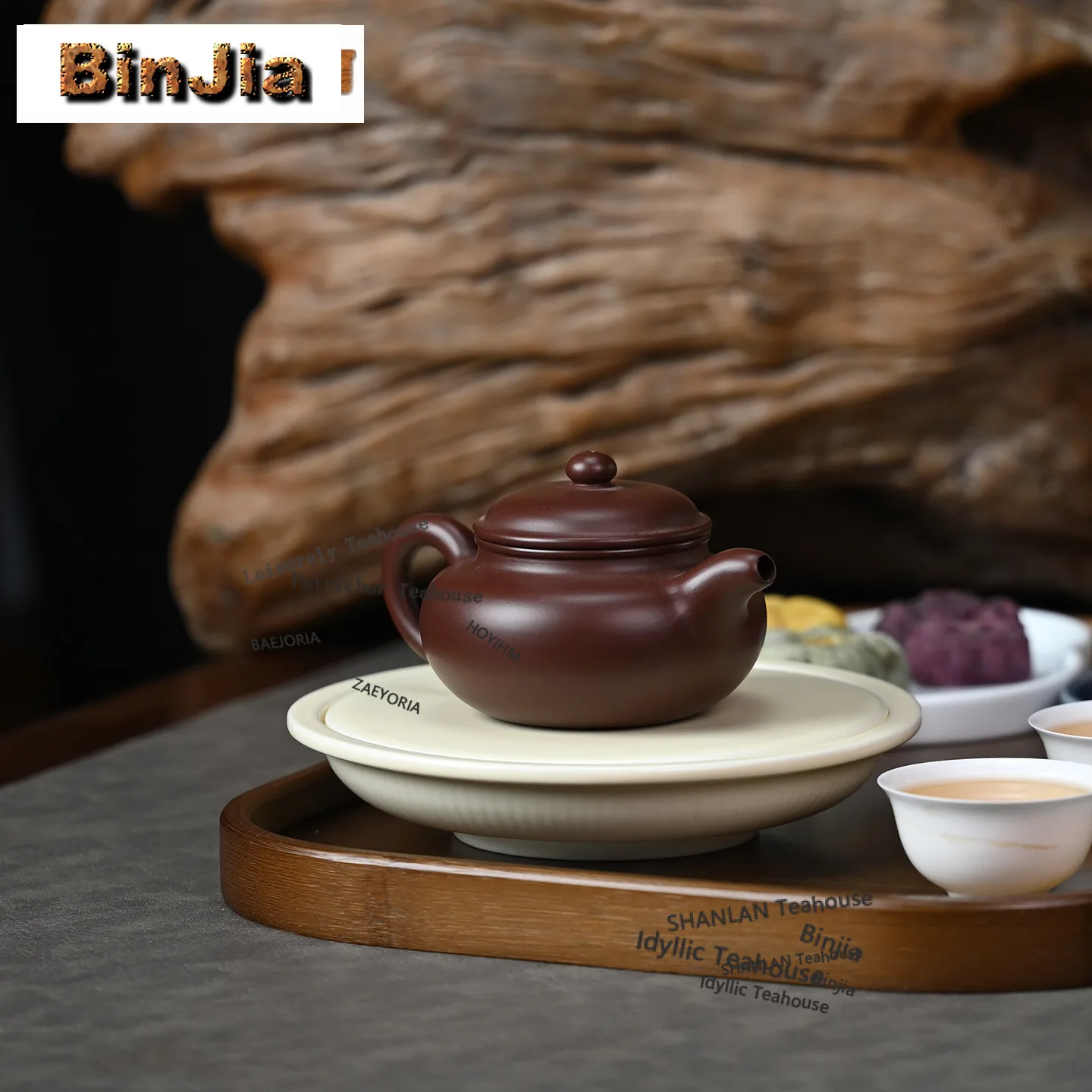 BAEJORIA 190ml Vintage Yixing Purple Clay Teapots Handmade Antique Pot Raw Ore Mud Kettle Chinese Zisha Tea Set Tea Ceremony Cha