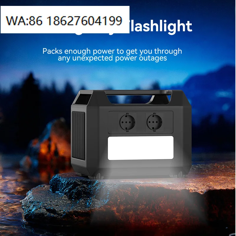 600W-1200W 672Wh-1008Wh Portable Solar Generator LiFePO4 Battery Outdoor Home Car Emergency Backup Power Station