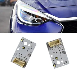 Gündüz çalışan ışık cips için 2016-2019 Infiniti QX30 halojen far Q30 LED ön far B010390-B B010391-B L & R beyaz DRL