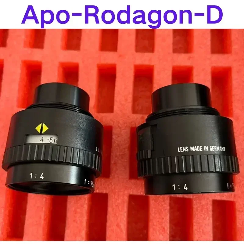 Used Apo Rodagon D 1X 75mm high resolution lens tested OK and the function is intact