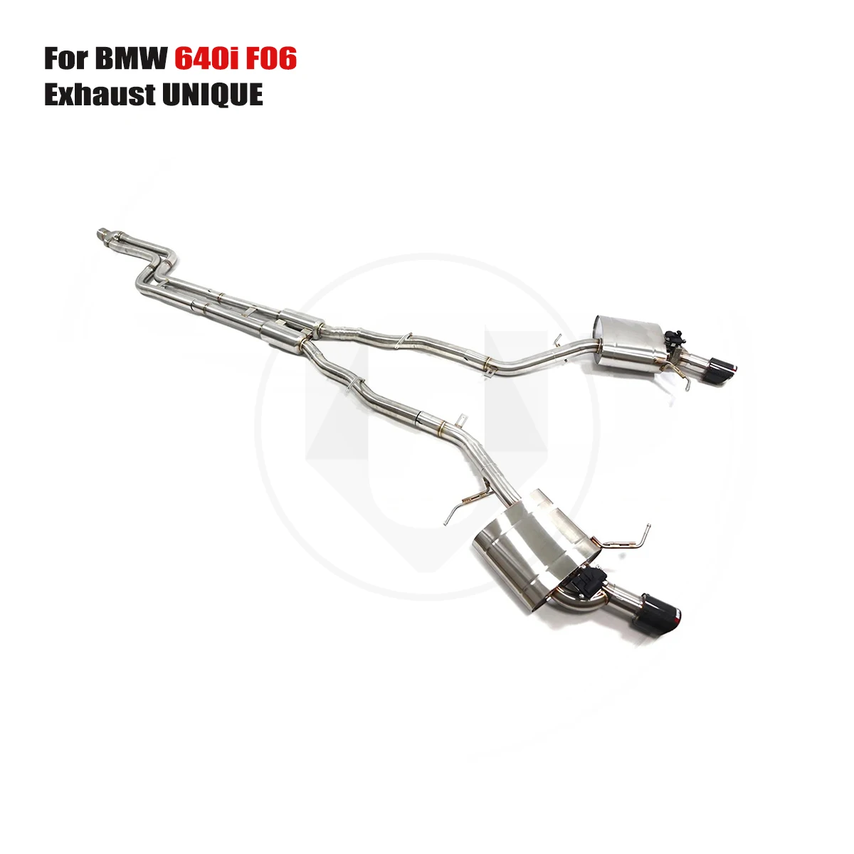 

UNIQUE for BMW 640i F06 T304 stainless steel sports Valved Exhaust System