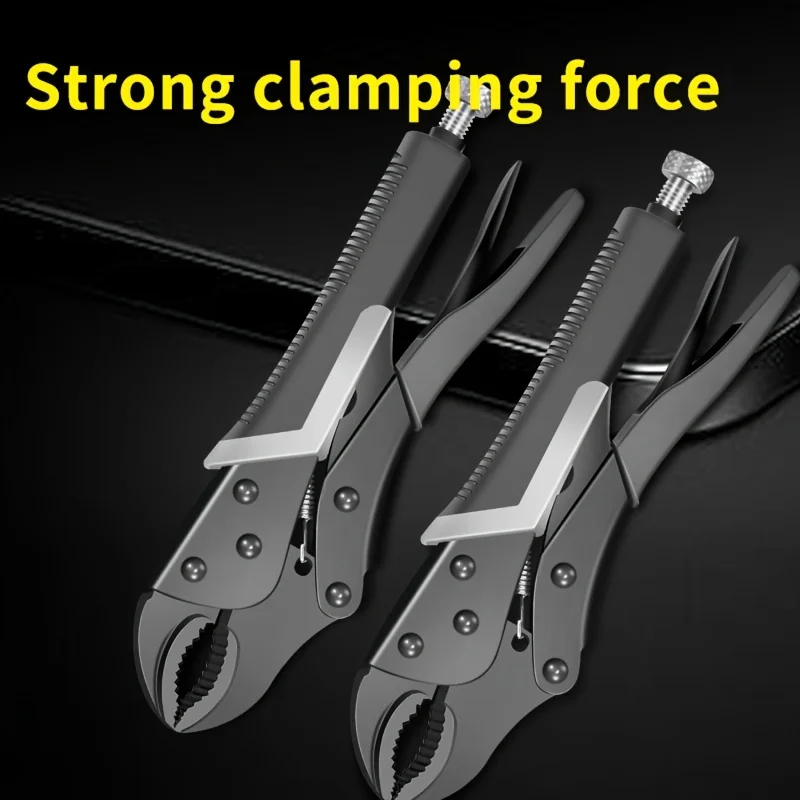 Robuste Feststellzange – verstellbares Greifwerkzeug für Heimwerker, Mechaniker und Werkstatt – Hochhebelklemme mit stabilen Backen