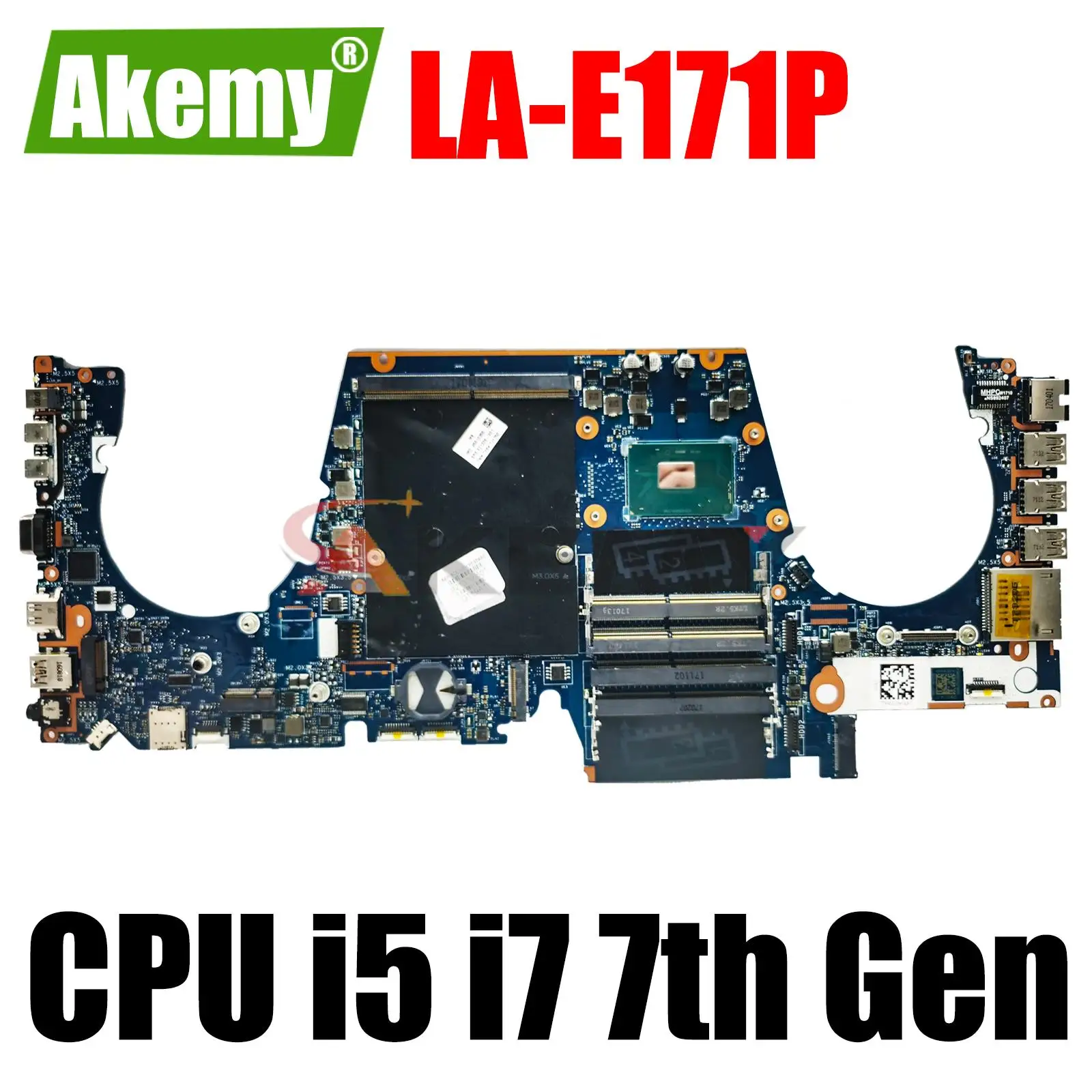 

FOR HP ZBOOK 17 G4 Laptop Motherboard 921329-001 921325-501 921327-601 E3-1535M i5 i7 7th Gen CPU CPW70 LA-E171P DDR4