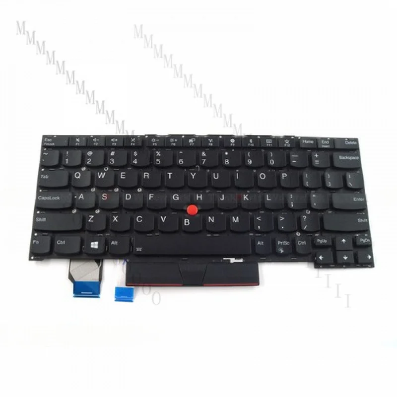 

AW New/Orig for Lenovo ThinkPad X390 Yoga Keyboard US Backlit Without bezel 02HL645 BLK
