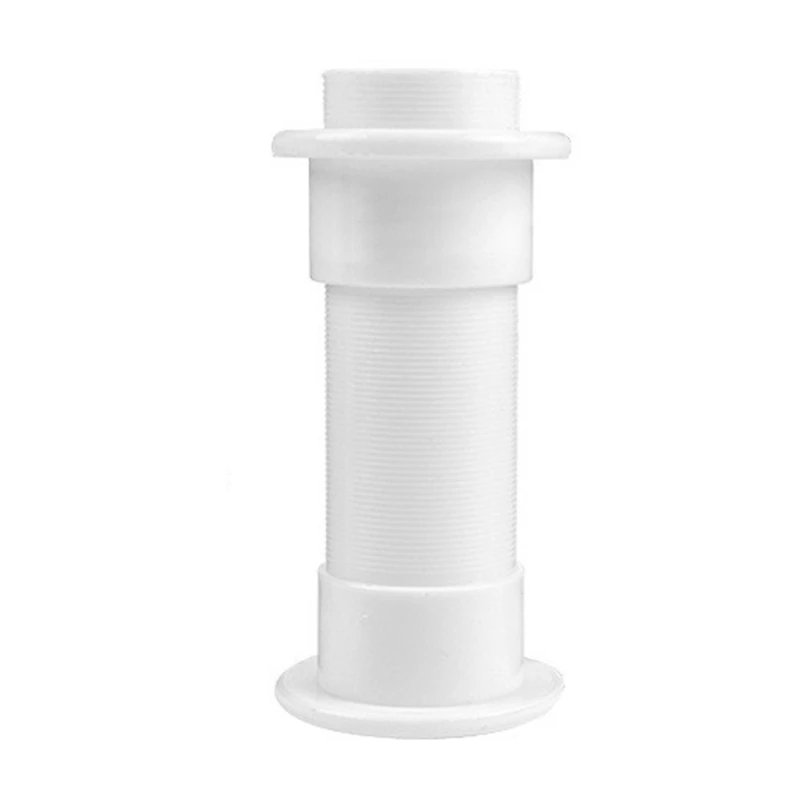 A2UC White Or Black ABS Marine Through Hull Drain Fitting For Cabin Water Discharge
