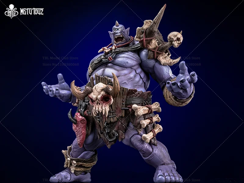 Pre Stock 1/10 Scale Dark Magic Continent Cannibal Tribe Orc Prophet 9-inch Full Set Action Figure Soldier Model Toys  METYTOYZ