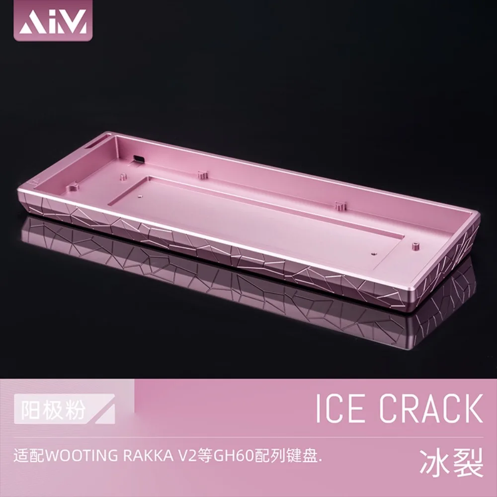 

AIM60 Ice Crack Keyboard Shell Aluminum Alloy for Wooting60 Magnetic Switch Keyboard Gaming Accessories Personalization Gifts