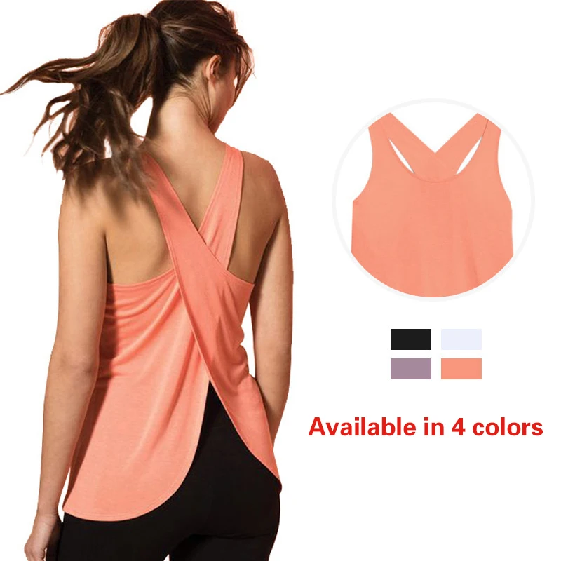 New Fashion Milk Silk Sleeveless Shag Halter Top Nude Breathable Fitness Exercise Body Yoga Pilates Camisole Women's Vest Jacket