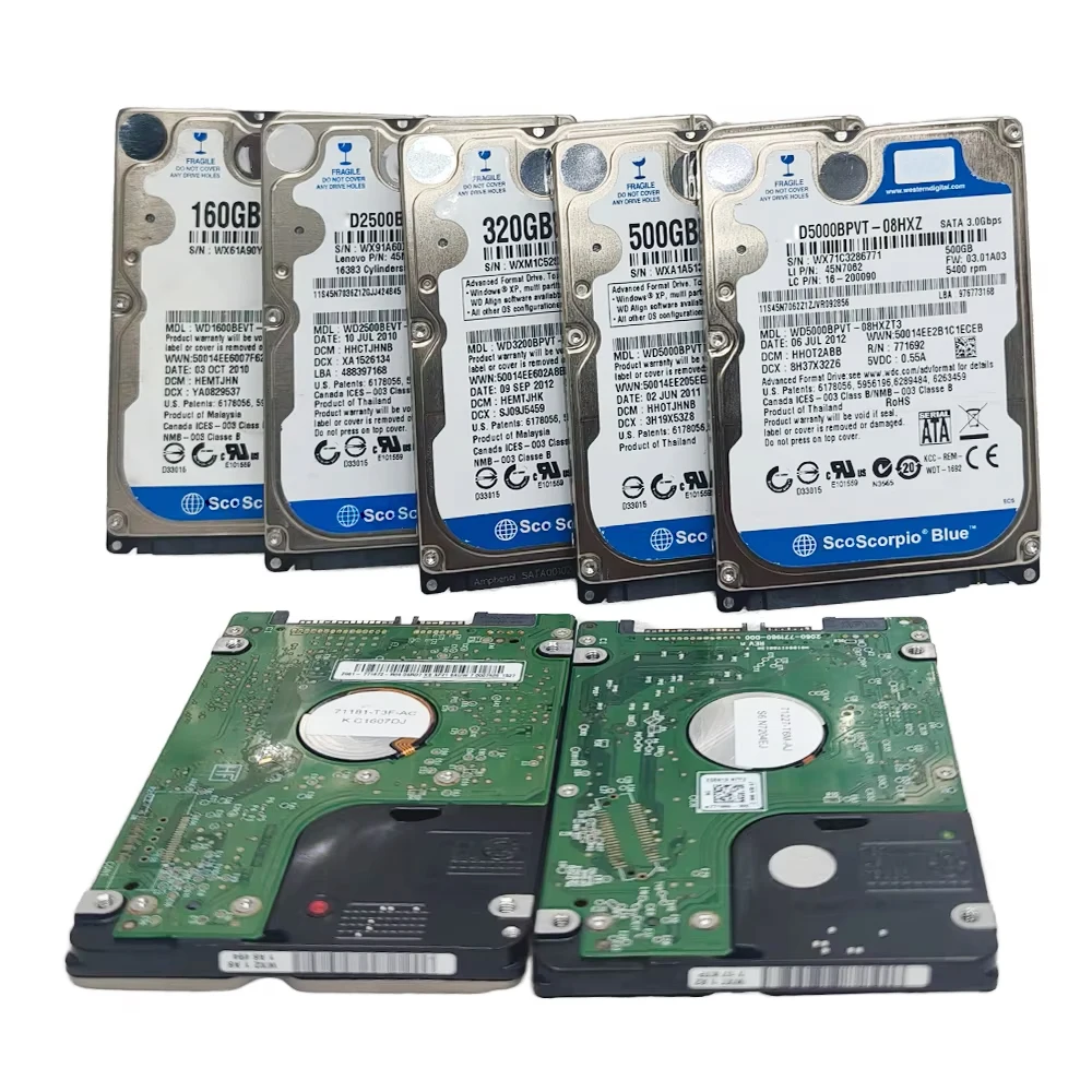 Лидер продаж 2025 года, жесткий диск для ноутбука HDD, 2,5 дюйма, внешний жесткий диск SATA 160G, 160 ГБ