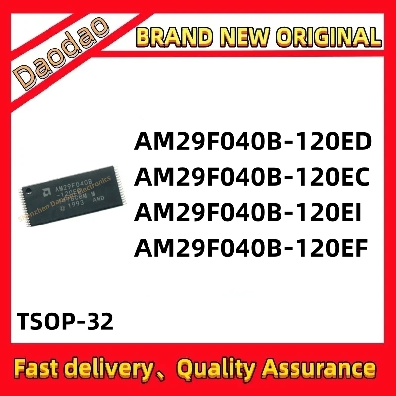 Am29f040b-120ed AM29F040B-120EC AM29F040B-120EI AM29F040B-120EF AM29F040B IC chip SOP-32