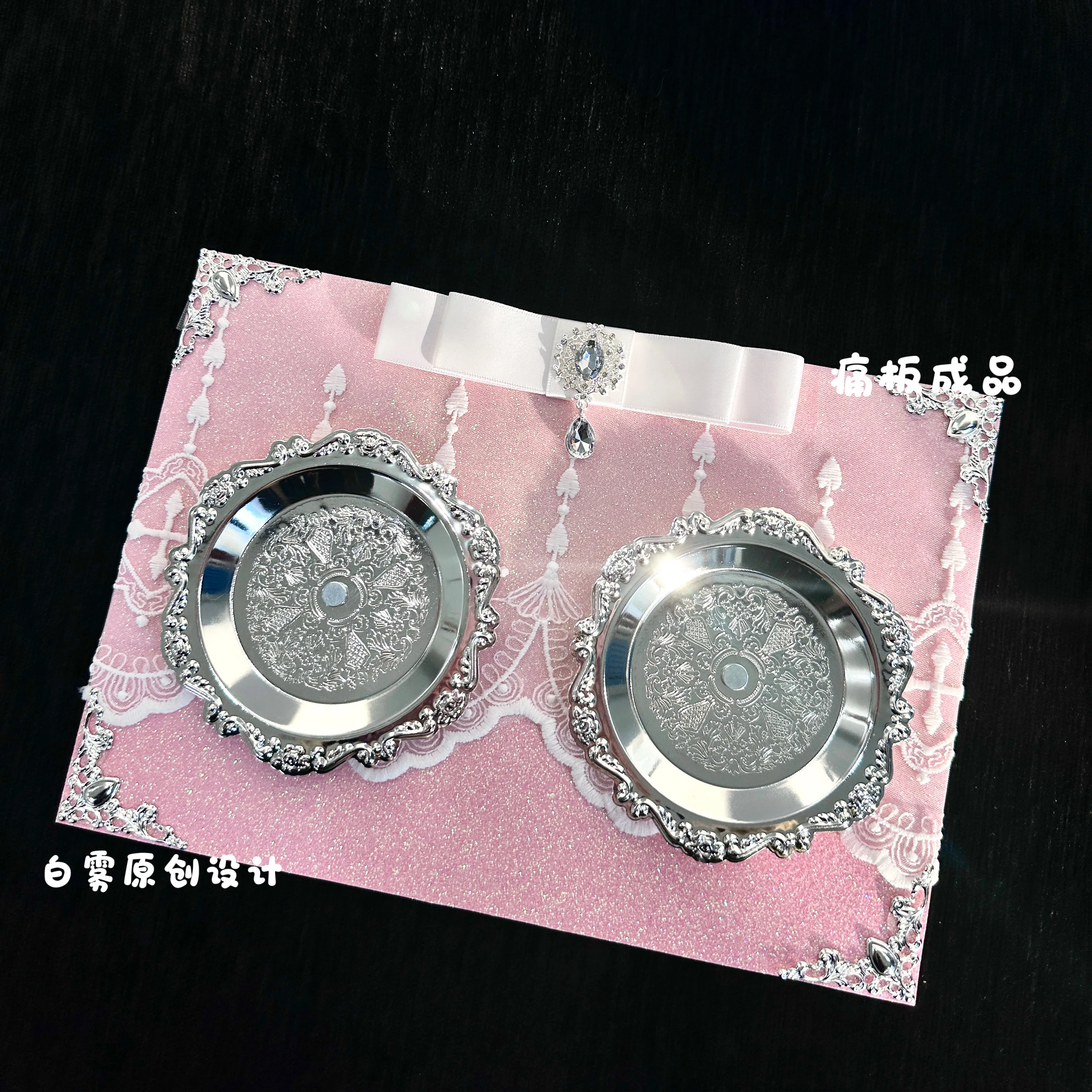 Original Pain Board Finished Lace Lta Wrapping Board Two-dimensional Gumei Bar Transparent Window Decorative Board
