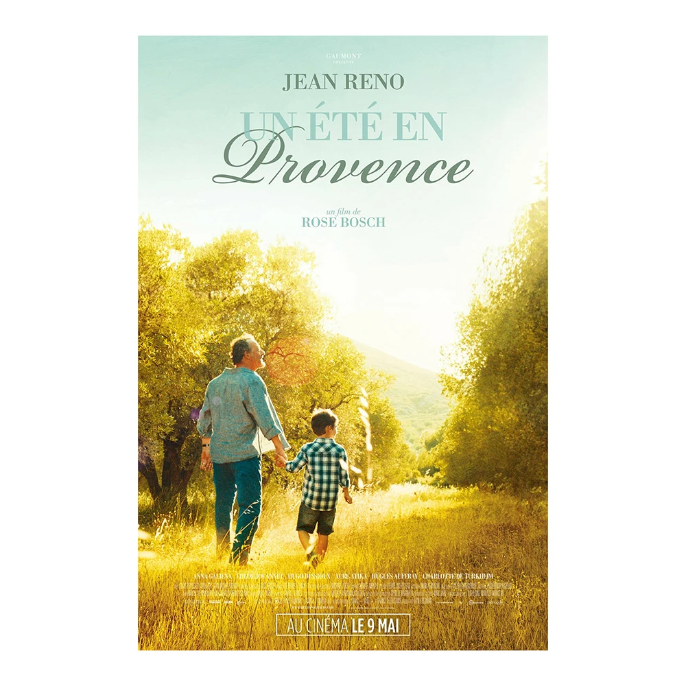 01 الفيلم الكلاسيكي الفرنسي 《Avis De Mistral》 اللوحة الشهيرة ديكو طباعة نسيج الحرير المشارك غرفة داخلية هدية