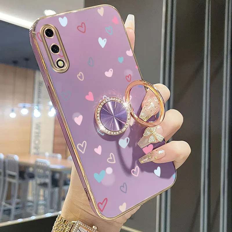 الماس حزام الحبل فريد الحب حامل هاتف الحال بالنسبة لهواوي الشرف 9X برو 60 70 80 90 100 200 300 برو الترا Y9s حامل غطاء