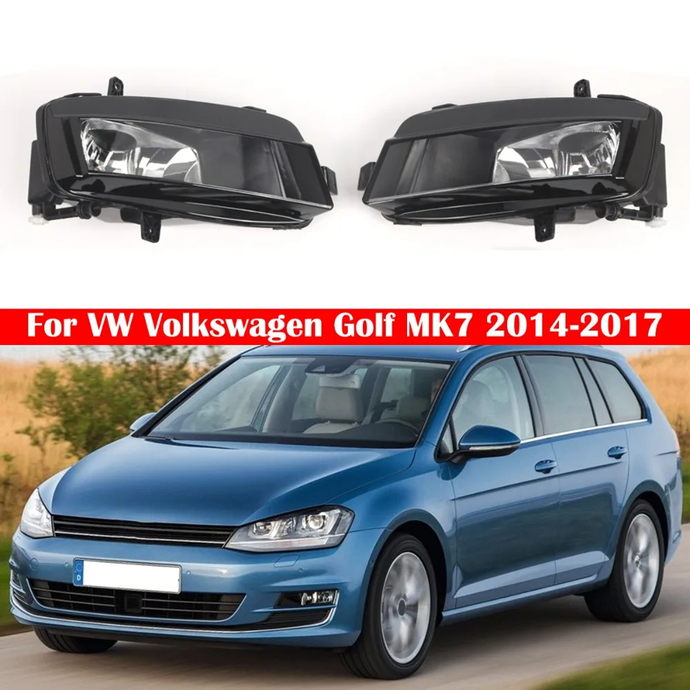 

Left/Right Front Bumper Fog Light Fog Lamp With Bulb For VW Golf 7 2013 2014 2015 2016 2017 5GG941661 5GG941662
