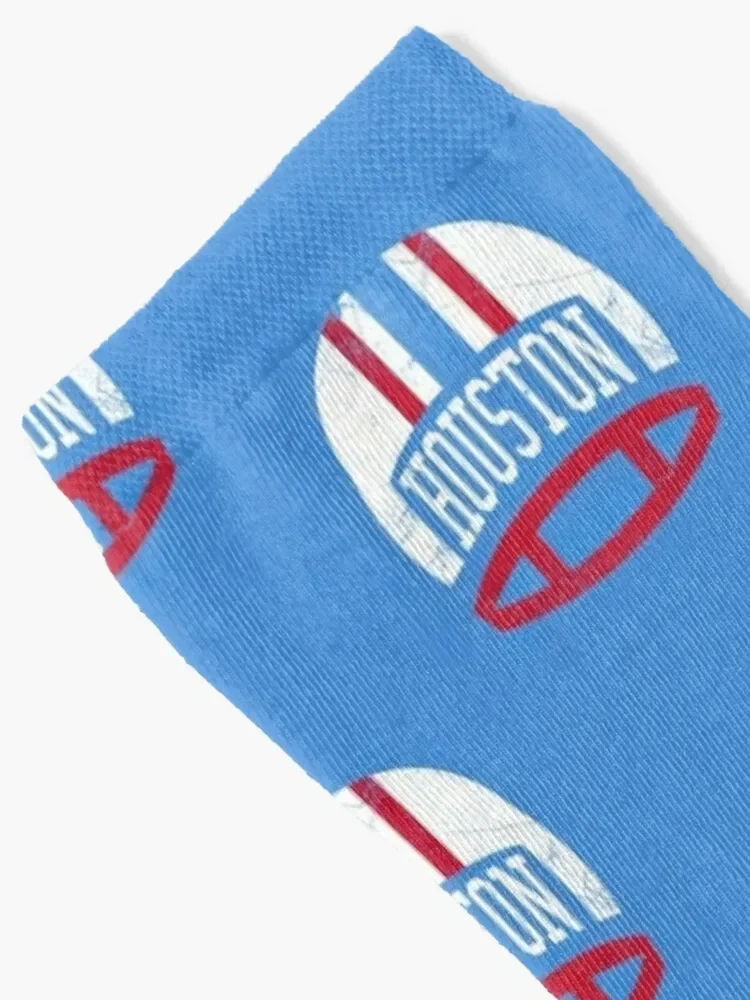 Houston Retro Helmet - Blue Socks Argentina Novelties designer brand Stockings man Women's Socks Men's