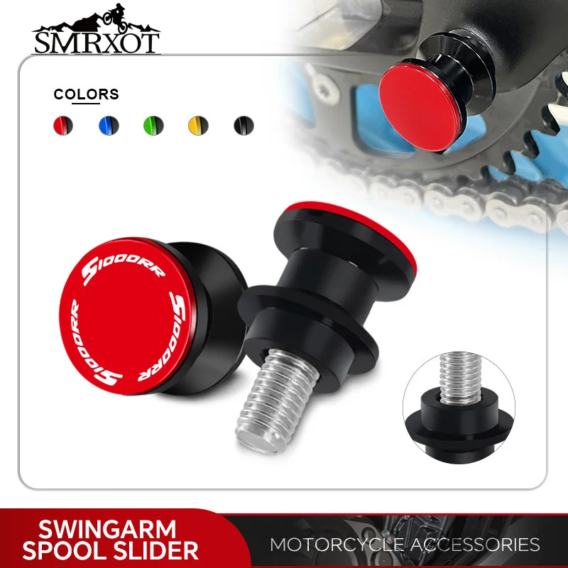 

For S1000R S1000RR HP4 S1000XR 2015-2025 M1000RR 2023-2025 Motorcycle M8 Swingarm Spools Slider Screw Stand s1000r/rr/xr