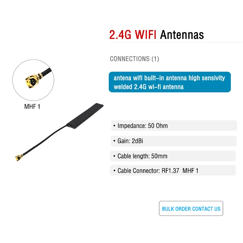 Antena WLAN-Antenne mit integrierter Antenne, hochempfindlich geschweißte 2,4-G-WLAN-Antenne